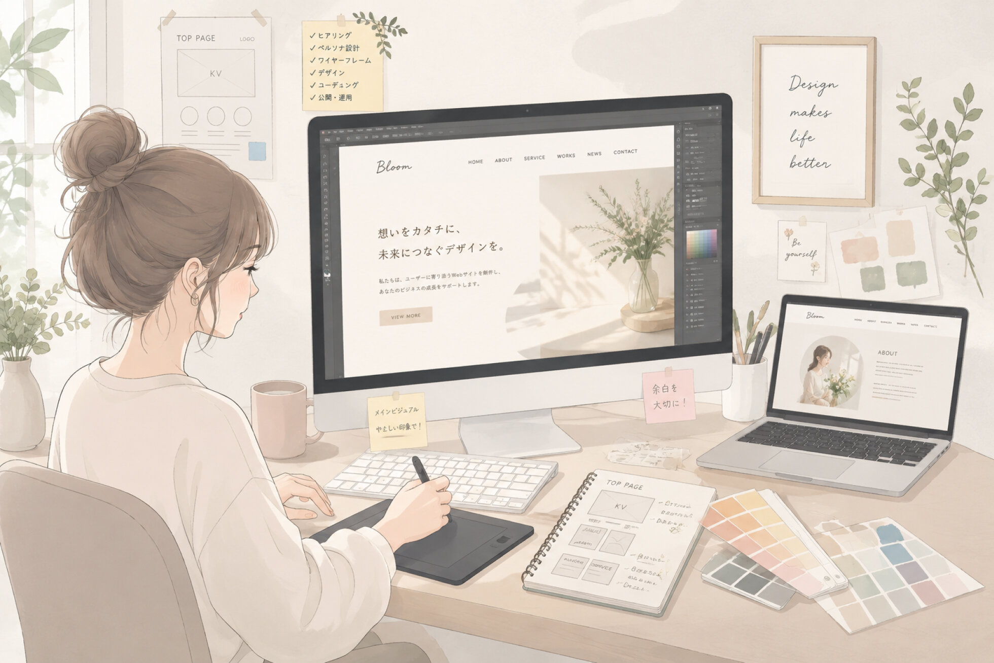 Web制作会社で働く「私のお仕事」